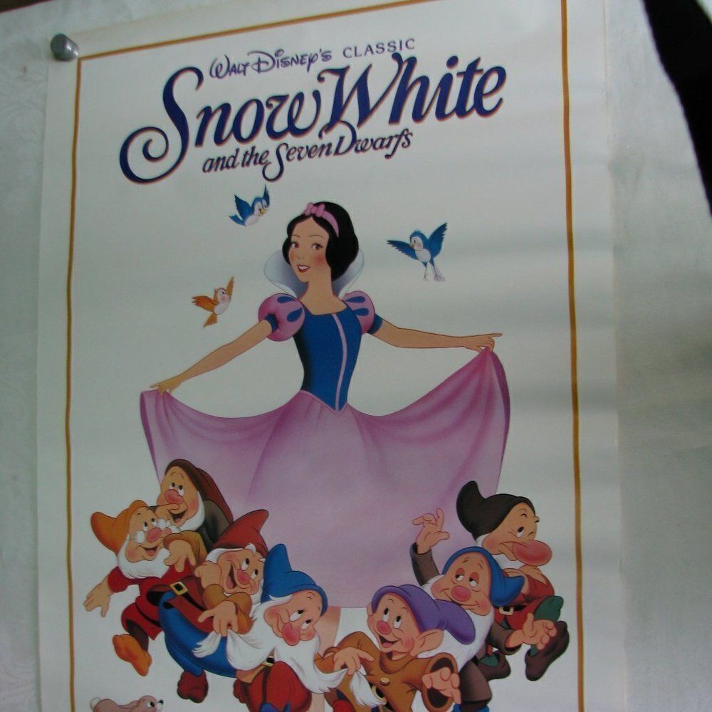 Vintage Snow White and the Seven Dwarves Movie Poster